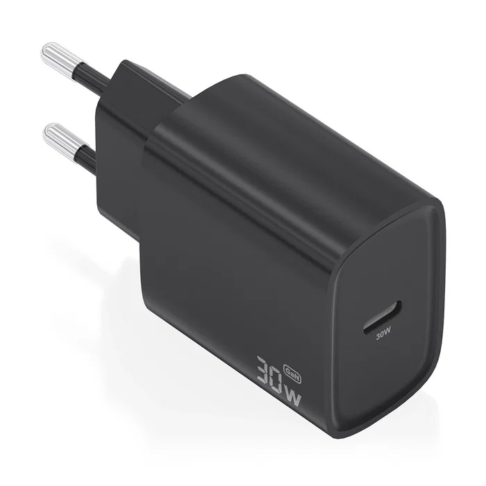 Aisens Cargador GaN 30W USB-C PD3.0 Negro A110-0951 Aisens Cargador GaN 30W USB-C PD3.0 Negro A110-0951