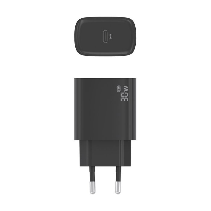Aisens Cargador GaN 30W USB-C PD3.0 Negro A110-0951 Aisens Cargador GaN 30W USB-C PD3.0 Negro A110-0951