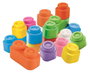 Clementoni CLE8005125178773 Bolsa 20 Cubos Blandos Mixtos Clemmy Baby A Partir de 9 Meses