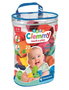 Clementoni CLE8005125178773 Bolsa 20 Cubos Blandos Mixtos Clemmy Baby A Partir de 9 Meses
