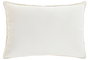 DKD Home Decor India lino 1c25 Cojin Tradicional Blanco Roto 8 x 40 x 60 cm (2 Unidades)
