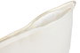 DKD Home Decor India lino 1c25 Cojin Tradicional Blanco Roto 8 x 40 x 60 cm (2 Unidades)