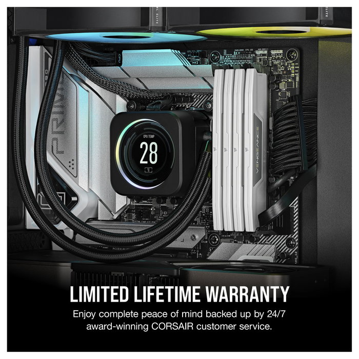 Corsair Vengeance DDR5 32GB (2x16GB) 6000MHz CL36 Blanco Corsair Vengeance DDR5 32GB (2x16GB) 6000MHz CL36 Blanco