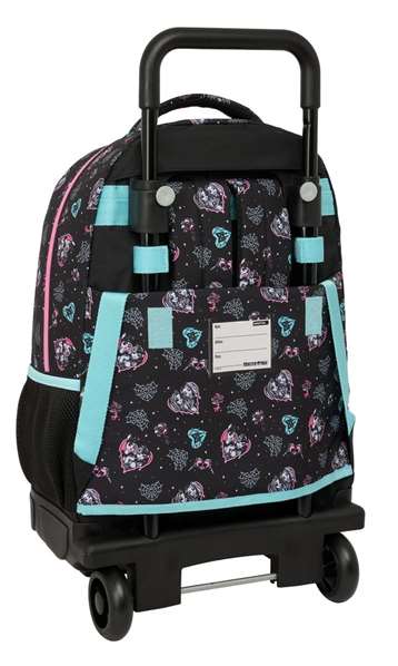 Safta Mochila grande con ruedas compacta extraíble Monster High 33x45x22 cm Safta Mochila grande con ruedas compacta extraíble Monster High 33x45x22 cm