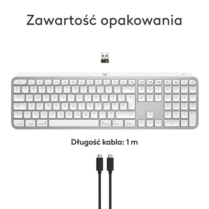 Logitech MX Keys S for Mac Teclado Inalámbrico Gris