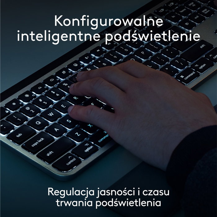 Logitech MX Keys S for Mac Teclado Inalámbrico Gris