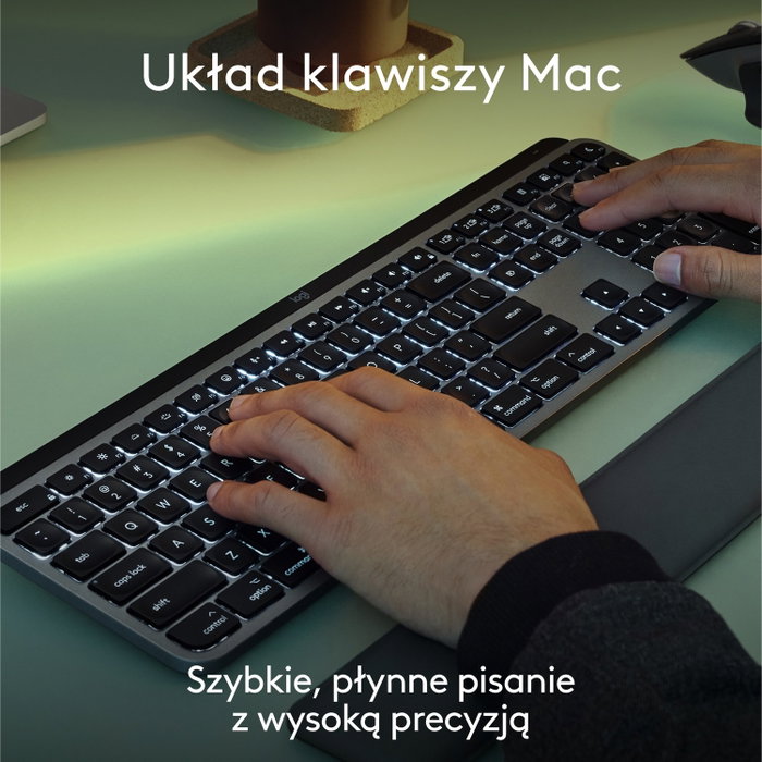 Logitech MX Keys S for Mac Teclado Inalámbrico Gris