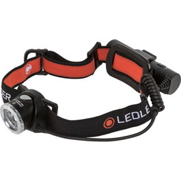 Ledlenser H8R Linterna con cinta para cabeza Negro, Rojo
