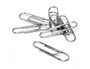 Q-connect Clips de zinc de 50 mm con 4 labiados, caja de 100 unidades