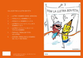 Cuaderno Rebost (Cat.) Fem La Lletra Ben Feta Majusculas Nº 2 (Set de 5)