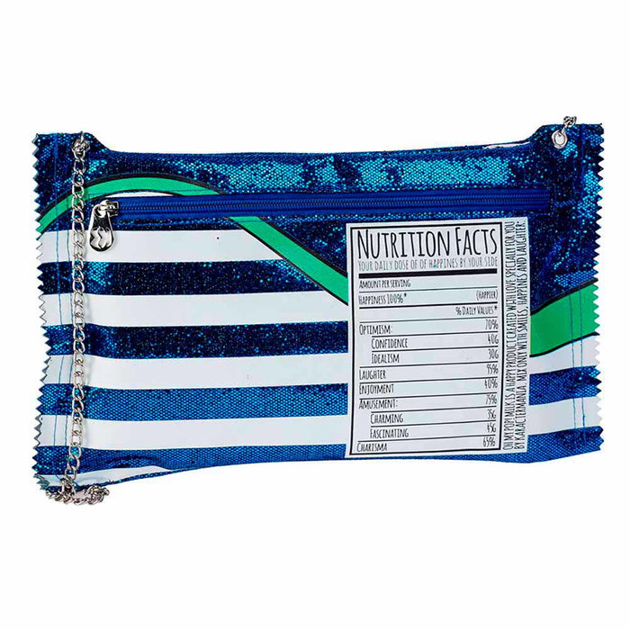 Oh My Pop Bolso Bandolera Bubblegum Mint Azul Oscuro PVC 18.5x30x1cm