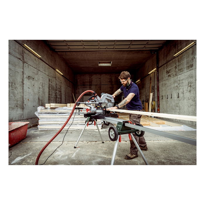 Metabo KGS305M Sierra ingletadora de un solo bisel, 3700 RPM, corte 215 x 67 mm, 2000 W