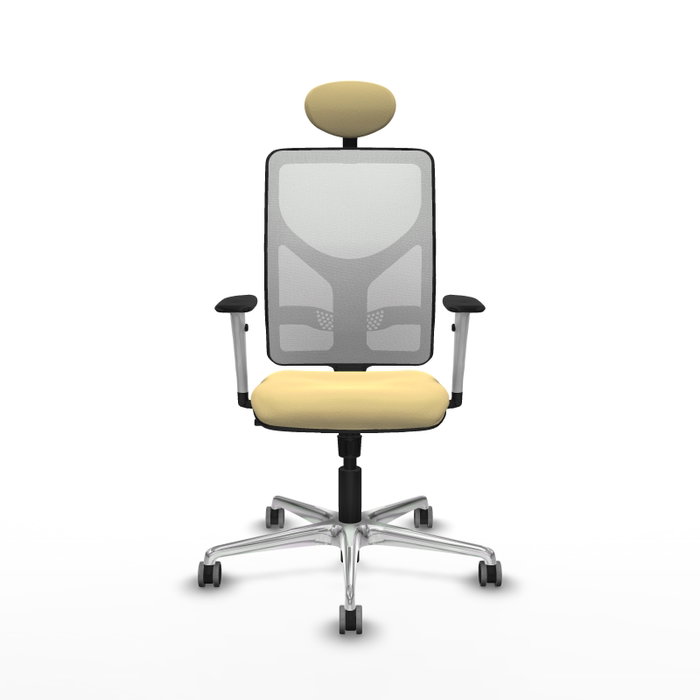 PIQUERAS Y CRESPO Silla de oficina Motilla con mecanismo Sincro, Crema y Blanco PIQUERAS Y CRESPO Silla de oficina Motilla con mecanismo Sincro, Crema y Blanco