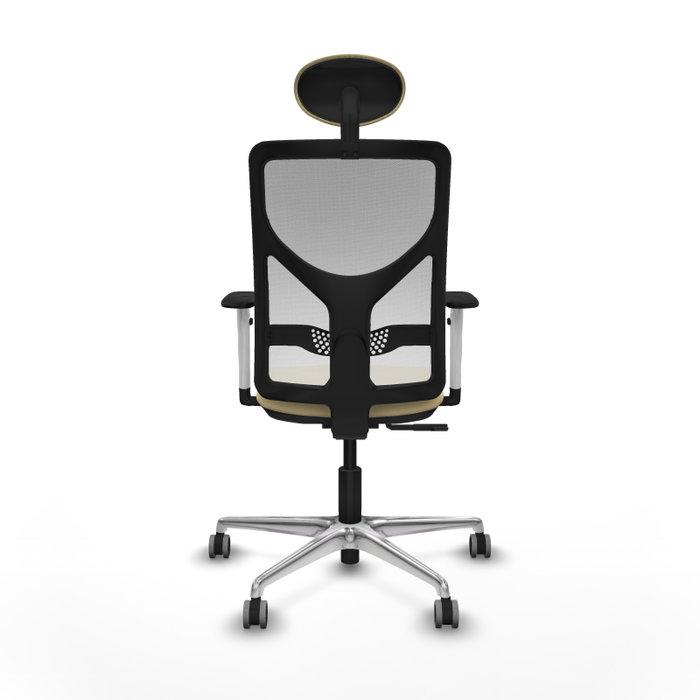 PIQUERAS Y CRESPO Silla de oficina Motilla con mecanismo Sincro, Crema y Blanco PIQUERAS Y CRESPO Silla de oficina Motilla con mecanismo Sincro, Crema y Blanco
