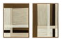DKD Home Decor Cuadro Algodón PS Moderno 3D Surtido de 2 Unidades