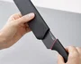Joseph Joseph Slice&Sharpen Set de 2 Cuchillos con Fundas Afiladoras Black / Red