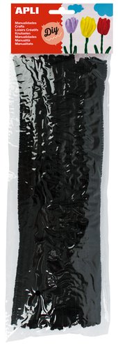Apli Limpiapipas Negro 300x6mm - 50U