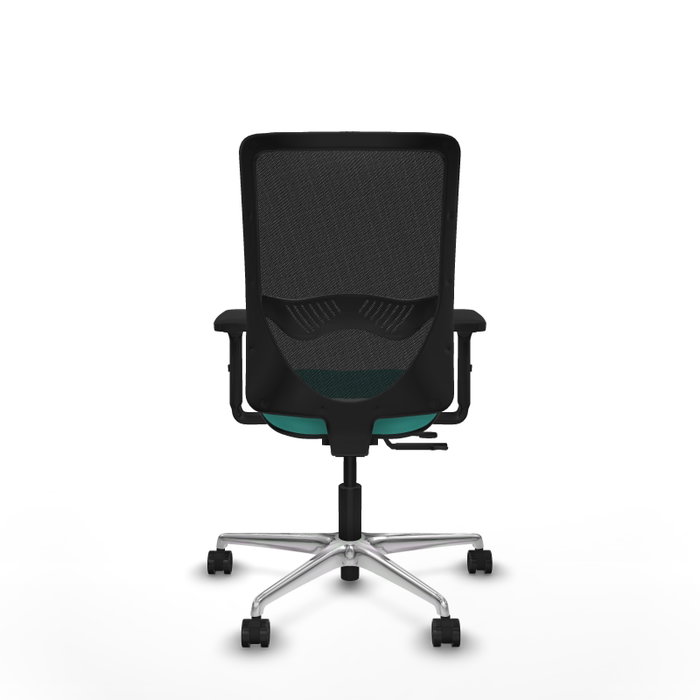 PIQUERAS Y CRESPO Silla de oficina Zulema, Mecanismo Sincro/Traslack, Turquesa/Negro PIQUERAS Y CRESPO Silla de oficina Zulema, Mecanismo Sincro/Traslack, Turquesa/Negro