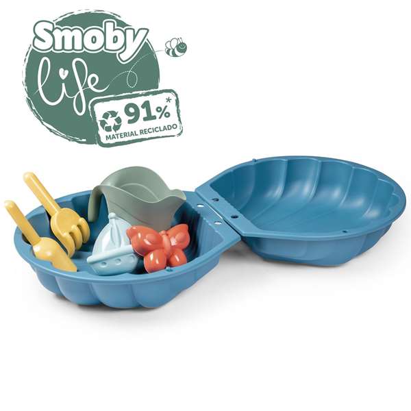 Smoby Arenero Doble para Niños con Accesorios para Jugar en la Arena