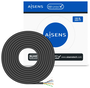 Aisens Bobina de Cable de Red Cat.6 UTP Rígido CCA AWG23 Negro 100m