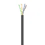 Aisens Cable de Red Cat.6 UTP Exterior Impermeable 100m Negro AWG23 CCA