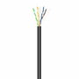 Aisens Bobina de Cable de Red Cat.6 UTP Rígido CCA AWG23 Negro 100m