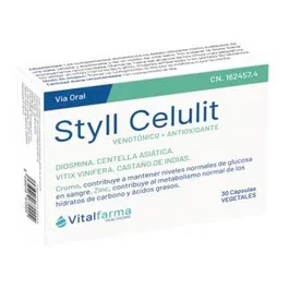 VITALFARMA Celulit 918Mg 30 Cápsulas - Contribuye al metabolismo y a niveles normales de glucosa