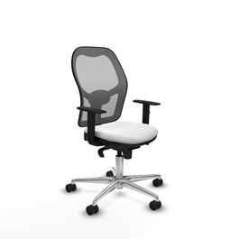 PIQUERAS Y CRESPO Silla de oficina Jorquera Blanco y Gris