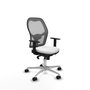 PIQUERAS Y CRESPO Silla de oficina Jorquera Blanco y Gris