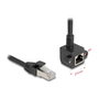 DeLOCK 81040 Cable de extensión de red RJ45 Cat6 F/UTP 0,25 m Negro