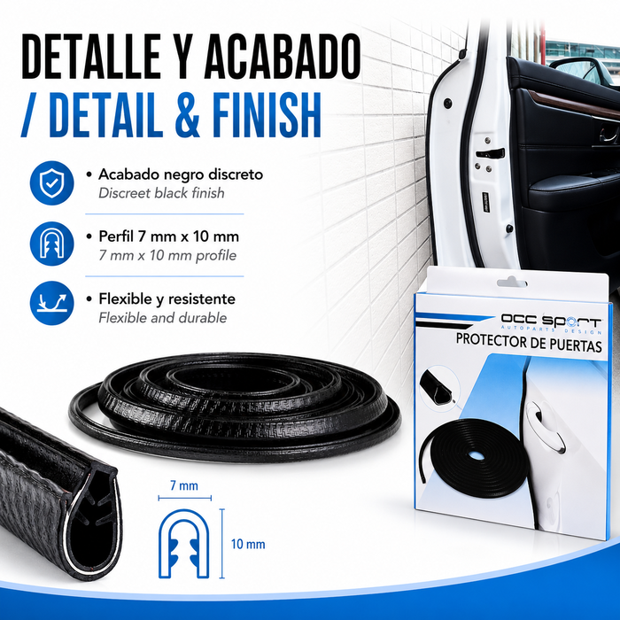 Occ Sport Protector de Puerta Negro Carbono