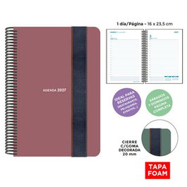 Senfort Agenda Anual 2027 Foam Seoul Espiral Siena