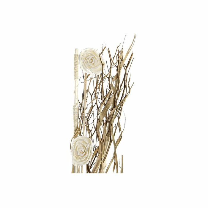 DKD Home Decor Surtido de 2 Ramos de Flores Secas (Lila y Blanco)