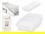 Kipit Caja Organizador Zapatos Señora Plástico Transparente 19 x 10.5 x 33 cm (Set de 12)
