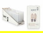Kipit Caja Organizador Zapatos Señora Plástico Transparente 19 x 10.5 x 33 cm (Set de 12)