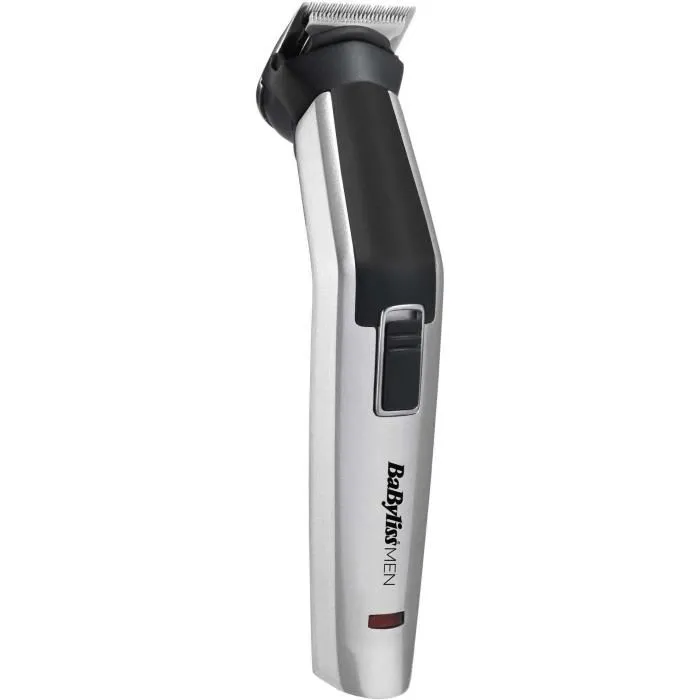 Babyliss MT726E Recortadora de Titanio Inalámbrica Multifunción 8 en 1 con 3 Accesorios Intercambiables y Cabezales Lavables