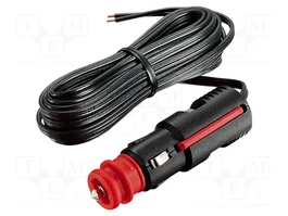PRO CAR Cable alargador para mechero de coche de 4m con conductos