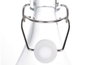 Inde Botella Transparente con Tapon Hermetico 1L 8.6x31cm (12 Unidades)
