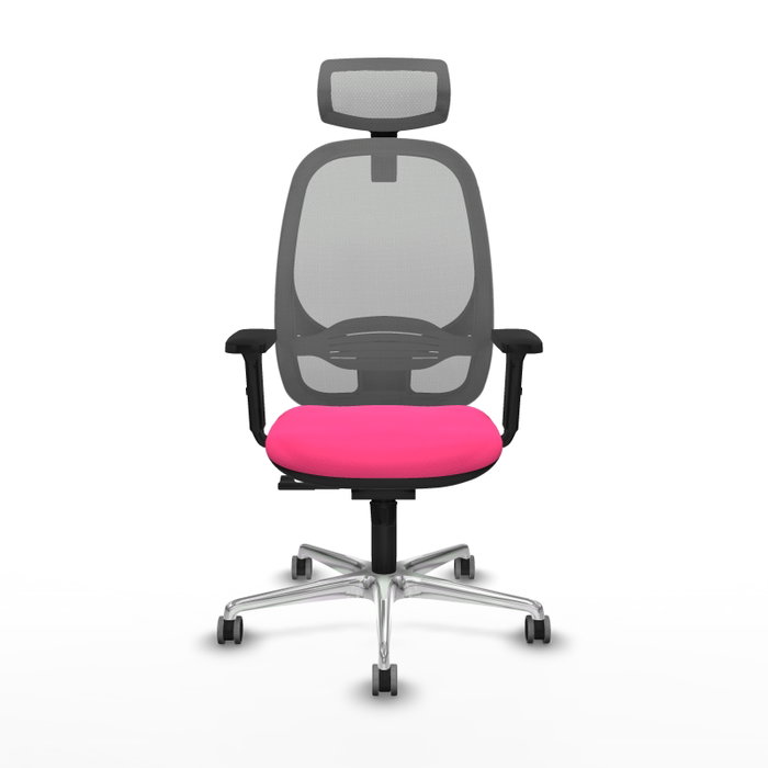 PIQUERAS Y CRESPO Silla de oficina Cilanco Rosa y Gris PIQUERAS Y CRESPO Silla de oficina Cilanco Rosa y Gris