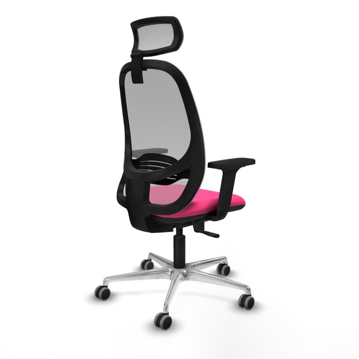 PIQUERAS Y CRESPO Silla de oficina Cilanco Rosa y Gris PIQUERAS Y CRESPO Silla de oficina Cilanco Rosa y Gris