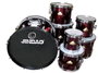 Tom-Tom Jinbao de 14" X 12" Rojo