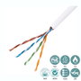 Lanview Cable Cat5e U-UTP 4x2xAWG24 PVC blanco 305 m