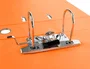 Liderpapel Archivador de Palanca Folio Documenta Forrado PVC Rado Lomo 75mm Naranja con Compresor