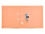 Liderpapel Archivador de Palanca Folio Documenta Forrado PVC Rado Lomo 75mm Naranja con Compresor
