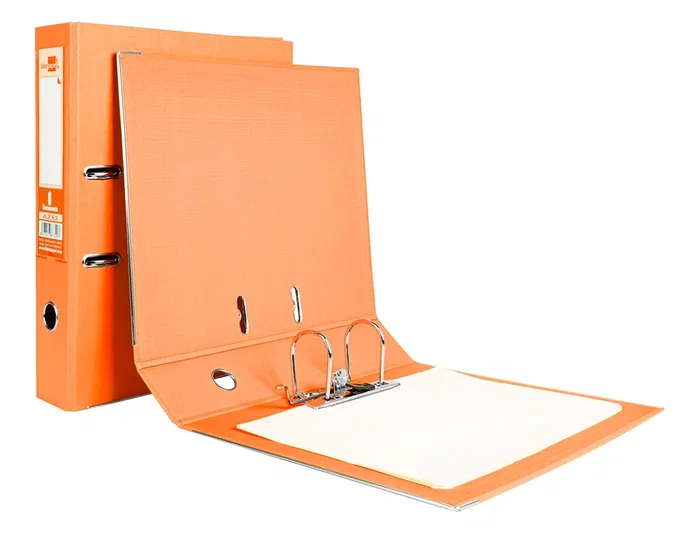 Liderpapel Archivador de Palanca Folio Documenta Forrado PVC Rado Lomo 75mm Naranja con Compresor Liderpapel Archivador de Palanca Folio Documenta Forrado PVC Rado Lomo 75mm Naranja con Compresor