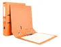 Liderpapel Archivador de Palanca Folio Documenta Forrado PVC Rado Lomo 75mm Naranja con Compresor
