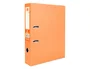 Liderpapel Archivador de Palanca Folio Documenta Forrado PVC Rado Lomo 75mm Naranja con Compresor