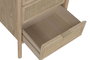 DKD Home Decor Chifonier Tropical Natural Madera de Abeto y Ratán 5 Cajones 100 x 46 x 35 cm