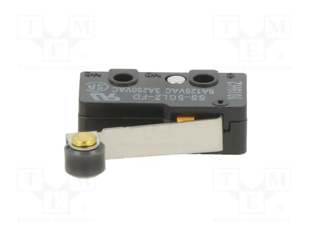 Aratas (Formerly Omron Components) Microconmutador SNAP ACTION SPDT 5A SS Aratas (Formerly Omron Components) Microconmutador SNAP ACTION SPDT 5A SS