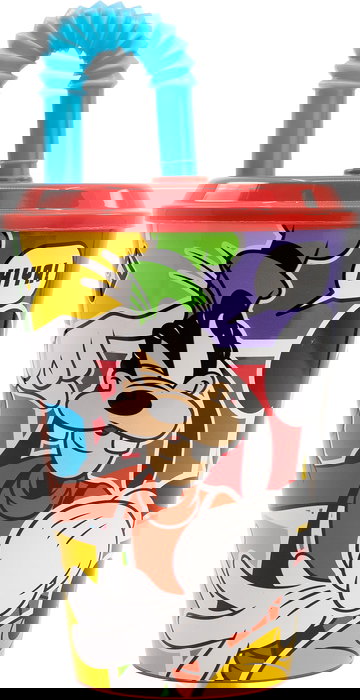 Vaso con Pajita Mickey Mouse CZ11364 430 ml Vaso con Pajita Mickey Mouse CZ11364 430 ml